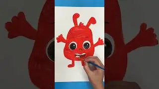 Painting Morphle 🎨 #art #morphle