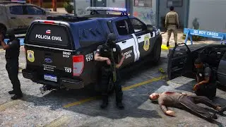 OPERAÇÃO POLICIAL COMBATE ao TRÁFICO, PRISÕES em FLAGRANTE PCBA | GTA 5 POLICIAL