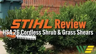 Should you buy a battery powered handheld trimmer? | Stihl HSA 26 Review & Demo