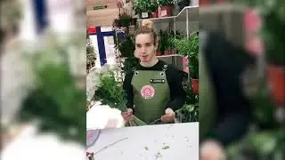 Сборка букета Ромашковое счастье (хризантема с матриаркарией)