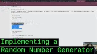 Implementing a Random Number Generator Algorithm in C (from scratch)