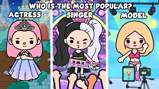 Who Is The Most Popular? Best Celebrity Stories 🤩🎤🎥📸| Sad Story | Toca Life Story / Toca Boca
