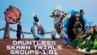 Dauntless : Rockfall Skarn Trials | Group ( 1:01 - Striker Pov | Top 6 )