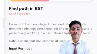 Find path in BST  || coding ninjas || interview questions || java