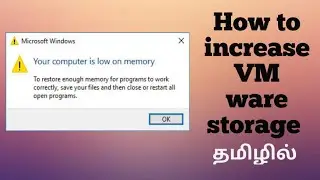 VM ware storage issue solved