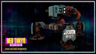 Turntable Tank Finalizado para ArtStation Challenge: Neo Tokyo 2