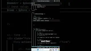Create Variables to Test Form with PHP - Dynamic Web Development! 