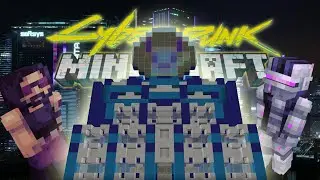 КАК ПОСТРОИТЬ ДОМ В СТИЛЕ КИБЕРПАНК В МАЙНКРАФТ! CYBERPUNK MINECRAFT #2