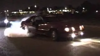 mustang burnout