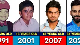 Virat Kholi - Transformation From 1 To 35 Years Old