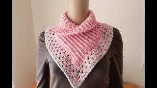 shawl collar crochet