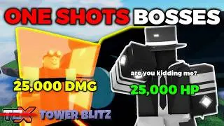 Unlocking The BEST Boss Killer In Tower Blitz, T5 Electricizer! (Top Path) | Roblox TBZ