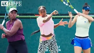 U.S. WOMEN PLAYERS Coco gauff, Stephens, Townsend, Pera (IW2023)
