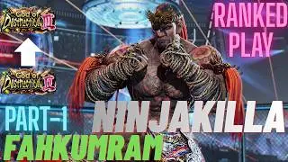 Tekken 8 | NinjaKilla (Fahkumram) God 2 To God 3 Part-1 Ranked Play