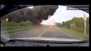 Момент прилёта! Село Бродовое. Воронежской обл. 24.06.2023г.