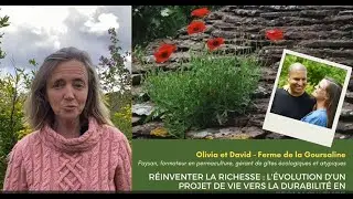 David et Olivia, La ferme de Goursaline, Extrait de sa conférence, Sommet Résilience 2024
