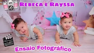 Ensaio fotográfico das gêmeas. 