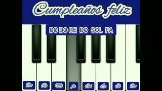 Cumpleaños Feliz Piano / Happy Birthday / Piano Tutorial