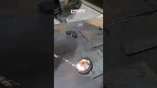 Лазерная чистка шестерни после закалки #shorts