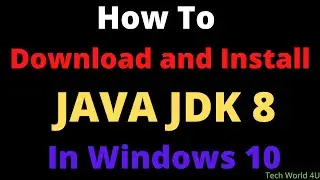 JAVA JDK 8 Download || How to download , install and set Environment variable for JAVA JDK 8