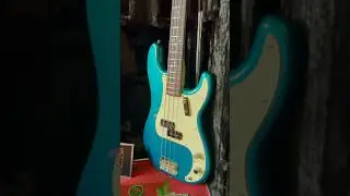 PBFP select 0010 Ocean turquoise custom ‘68 FOR SALE #precisionbass #pbass #fenderprecisionbass