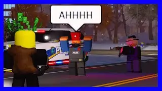 I Got Pulled Over.. SO I KIDNAPPED THE COP! *POLICE BLOCKADE* ER:LC Roblox Realistic Roleplay