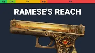 Glock-18 Ramese's Reach - Skin Float And Wear Preview