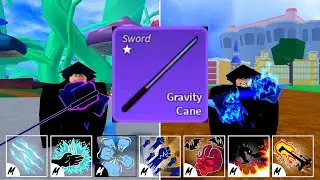 BEST Gravity Cane ONE SHOT Combos with Every Fighting Style! Blox fruits