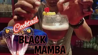COCKTAIL BLACK MAMBA | Red Wine Coktail