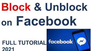 How to Block and unblock someone on Facebook! How to Block or Unblock Facebook friends / Users!
