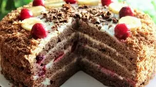 ВКУСНЕЙШИЙ ДОМАШНИЙ ТОРТ! Простейший рецепт!