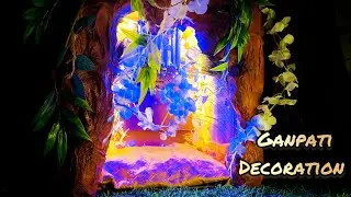 Cave Ganpati Decoration Idea😍