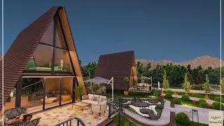 Bungalov ev tasarımı-1