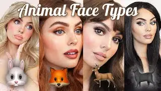Find YOUR Animal Face Type & Best Makeup Look 🐰 🐈‍⬛ 🦊 🦌 jackie wyers