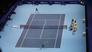 Novak Djokovic v Matteo Berrettini Nitto ATP Finals 10-Nov-2019 (4K60p)
