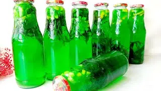 САМЫЙ ВКУСНЫЙ, АРОМАТНЫЙ, НАСЫЩЕННЫЙ НАПИТОК! БЫСТРЫЙ и Легкий РЕЦЕПТ без СТЕРИЛИЗАЦИИ  #мохито
