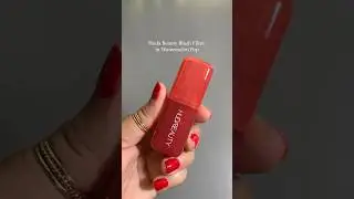 New @Hudabeauty blush filter in watermelon pop 🍉 🍉🍉a summery pop of color #youtubeshort #blush
