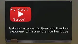 ALEKS | Rational exponents: Non-unit fraction exponent with a whole number base