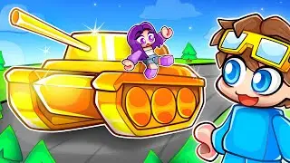 Building The BIGGEST TANK in Roblox Build A Boat!