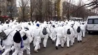Марш фанатів "Дніпра" у Нікополі