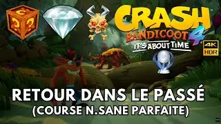 Crash Bandicoot 4 100% - Partie 62 : Retour dans le Passé (Relique N.Sane) Gemme Cachée