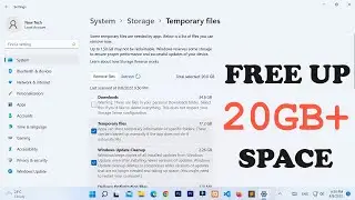 FREE UP! More than 20GB+ of Disk Space in Windows 11