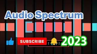 Audio Spectrum Black Screen Design By Adobe After Effects 2023