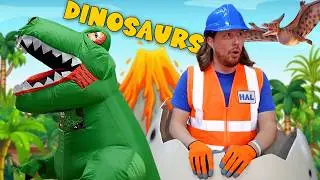 Fun with Dinosaurs | Handyman Hal Dinosaur Videos