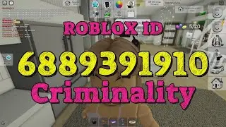 CRIMINALITY Roblox Song Codes