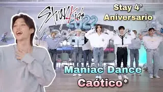 Stray Kids Maniac Dance todo un caos ||  STAY 4°Aniversario