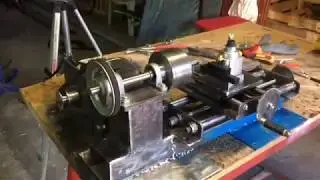 Mini TOUR METAL fait maison,part 3 (homemade métal lathe)
