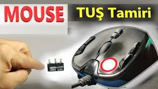 Mouse Tamiri. Switch takılma ve Basmama/ Logitech G300s