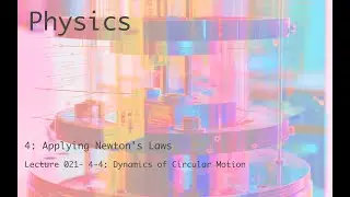 Dynamics of Circular Motion - Physics (full course) - lecture 021