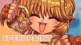 Mew Mew Pudding Redraw | Clip Studio Paint (SPEEDPAINT)